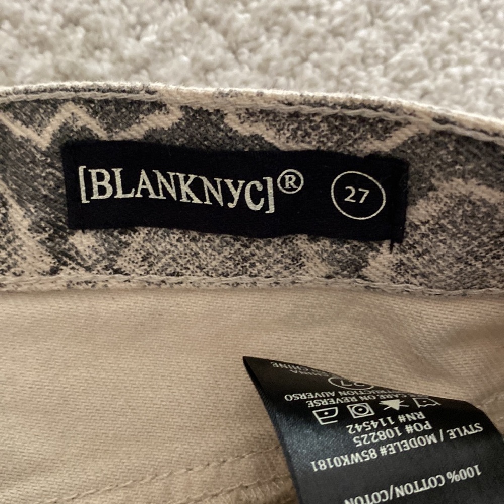 Blanknyc Python Mini Skirt Size 27 - image 3